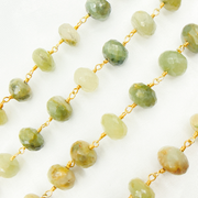 Cats Eye Gold Plated Wire Chain